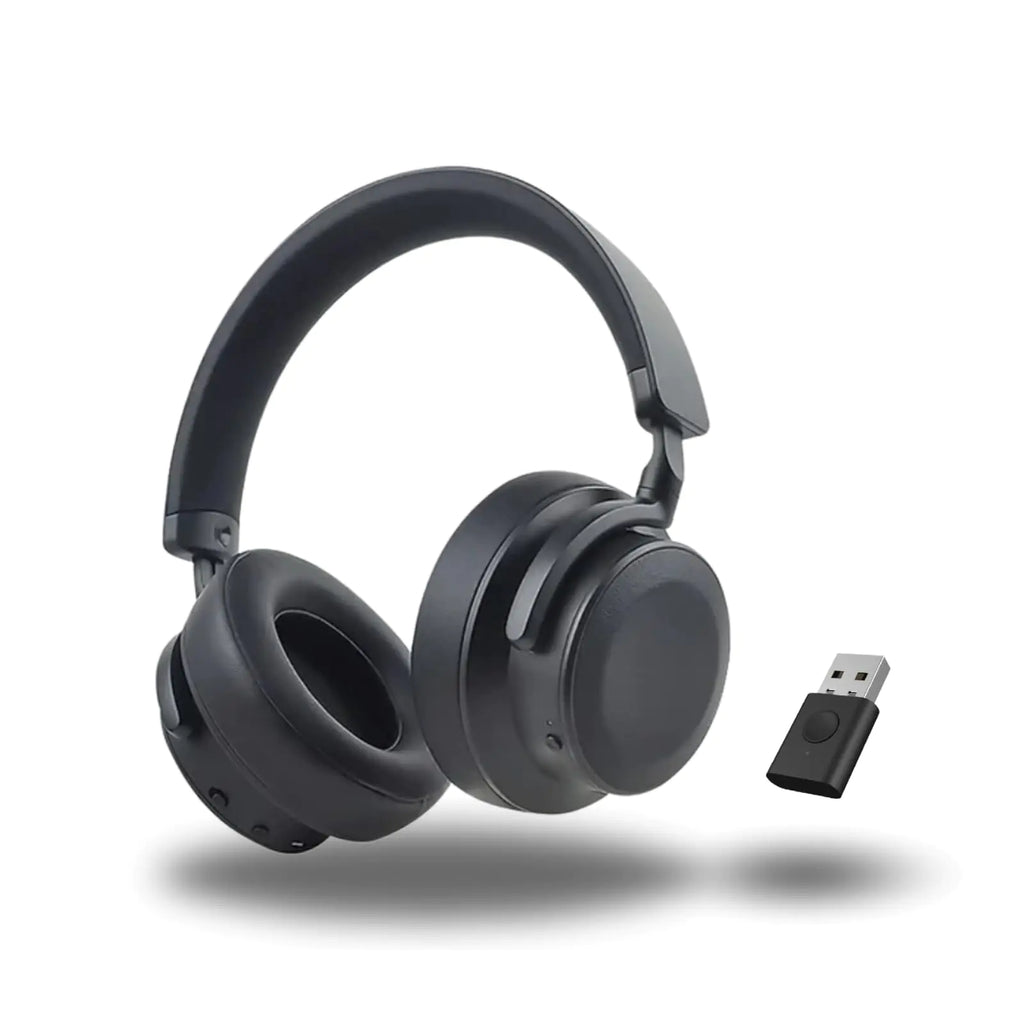 EchoBeatz Wireless Headphones Auracast Headphones EchoBeatz ANC Headphones Wireless ANC Headphones Noise Cancelling Headphones with Dongle Over-Ear Noise Cancelling Headphones.