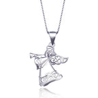 S925 Silver Necklace Pendant - Angel Design