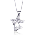 S925 Silver Necklace Pendant - Angel Design